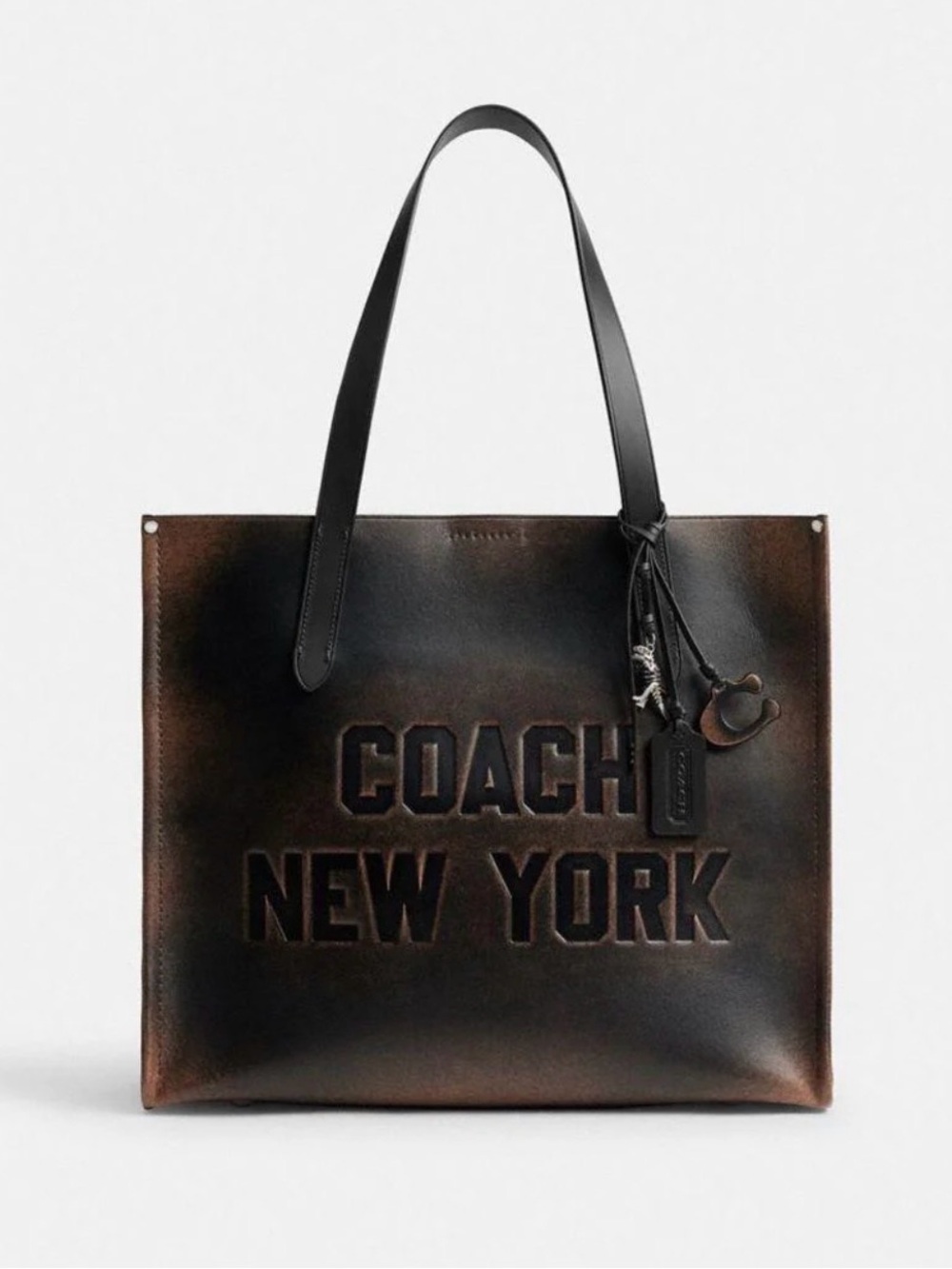 Coach New York Relay Tote in Loved Leather